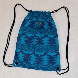 Livity Outernational women’s blue string backpack